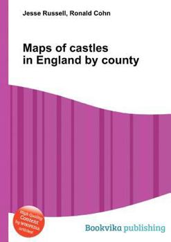 Paperback Maps of Castles in England by County Book