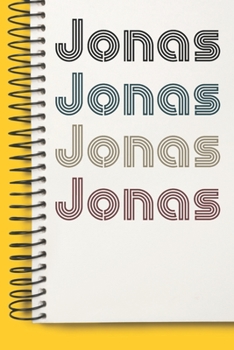 Paperback Name Jonas Notebook Cute Birthday Gift Born First Given Name Pride Jonas: Lined Notebook / Journal Gift, 120 Pages, 6x9, Soft Cover, Matte Finish Book