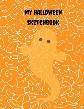 Paperback Halloween Sketchbook: 8.5x11 Inch 100 Page Large Paperback Sketch Book for Pencil Drawings, Charcoal Sketches and Art Portraits. This Notebo Book