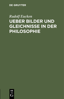 Hardcover Ueber Bilder Und Gleichnisse in Der Philosophie: Eine Festschrift [German] Book