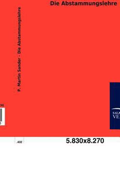 Paperback Die Abstammungslehre [German] Book