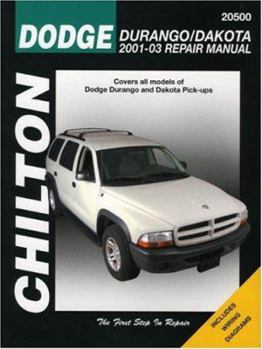Paperback Dodge Durango/Dakota Repair Manual Book