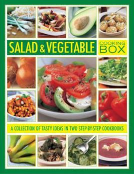 Paperback Salad & Vegetable Cooking Box: A Collection of Tasty Ideas in Two Step-By-Step Cookbooks Book