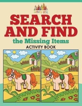 Paperback Search and Find the Missing Items Activity Book