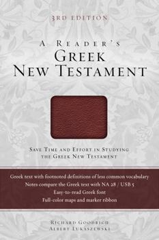 Imitation Leather Reader's Greek New Testament-FL Book