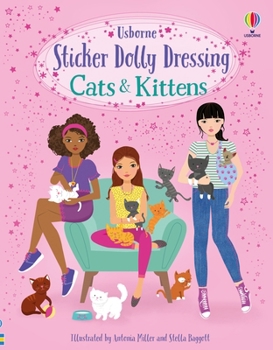 Paperback Sticker Dolly Dressing Cats and Kittens Book
