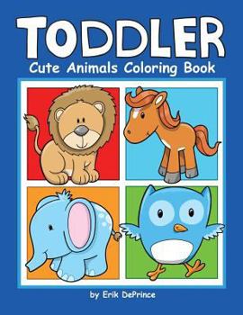 Paperback Toddler Cute Animals Coloring Book