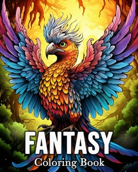 Paperback Fantasy Coloring book for Adults: 50 Amazing Images for Stress Relief and Relaxation Book