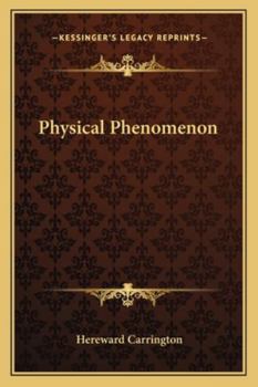 Paperback Physical Phenomenon Book