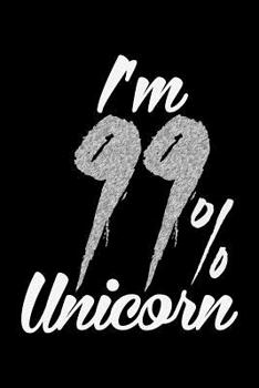 Paperback I'm 99 Percent Unicorn: Mood Tracker Book