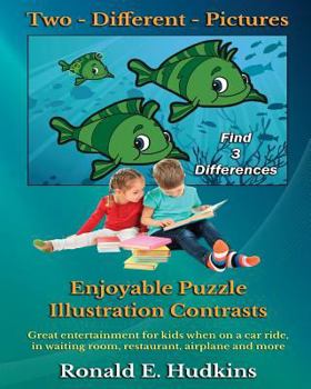 Paperback Two Different Pictures: Enjoyable Puzzle Illustrations Book