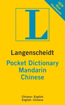 Paperback Langenscheidt Pocket Mandarin Chinese Dictionary Book