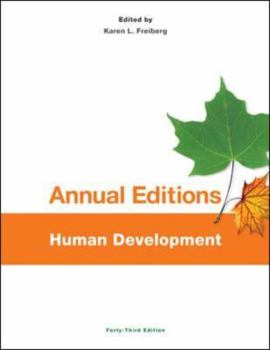 Paperback Annual Editions: Human Development, 43/E Book