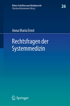 Hardcover Rechtsfragen Der Systemmedizin [German] Book