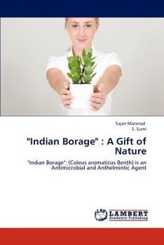 Paperback "Indian Borage": A Gift of Nature Book