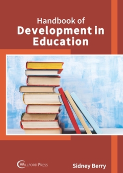 Hardcover Handbook of Development in Education Book