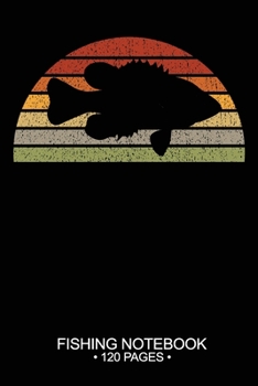 Fishing Notebook 120 Pages: 6"x 9'' Blank Paper Fishing Notebook Cool Freshwater Game Fish Saltwater Fly Fishes Journal Composition Notebook Notes Day Planner Notepad