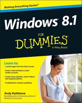 Paperback Windows 8.1 for Dummies Book