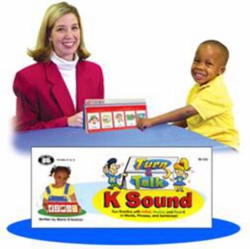 Spiral-bound Super Duper Publications | Turn & Talk K Sound Articulation and Language Flipbook | Educational Resource for Children Book