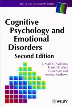 Paperback Cognitive Psychology and Emotional Disorders Book