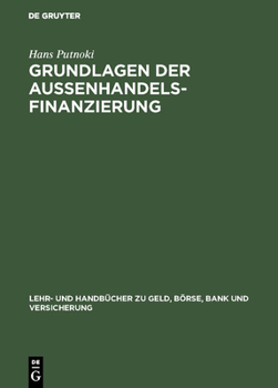 Hardcover Grundlagen der Außenhandelsfinanzierung [German] Book