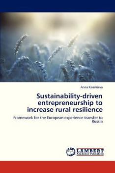 Paperback Sustainability-driven entrepreneurship to increase rural resilience Book