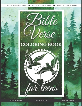 Paperback Bible Verse Coloring Book for Teens: Christian Scripture Coloring Bible Color the Words of Jesus Bible Verse Coloring Book for Adults Book