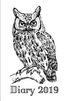 Paperback Diary 2019: Colour Your Own Owl Cover Book