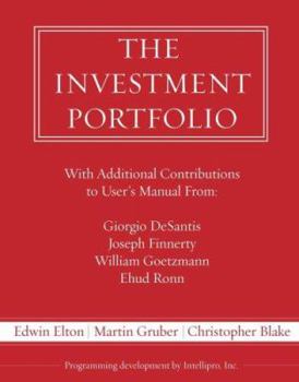 Paperback The Investment Portfolio User's Manual [With CDROM] Book