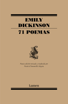 Paperback 71 Poemas (Emily Dickinson) (Edición Bilingüe): 71 Poems (Bilingual Edition) [Spanish] Book