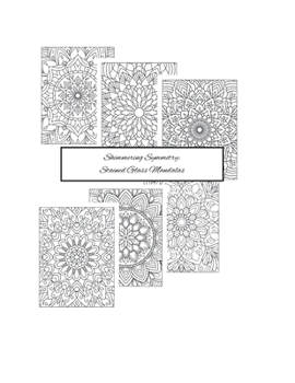 Paperback Shimmering Symmetry: Stained Glass Mandalas Book