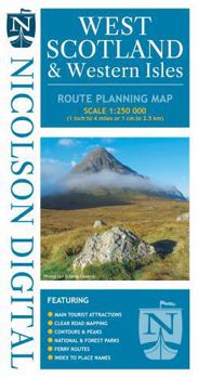 Map Nicolson West Scotland & Western Isles: Route Planning Map Book