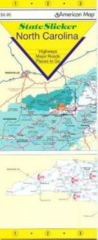 Map American Map State Slicker North Carolina Book