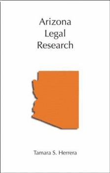 Paperback Arizona Legal Research Book