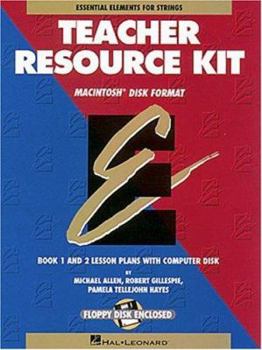 Paperback Essential Elements for Strings Teacher Resource Kit: Resource Kit with Macintosh Disk Book