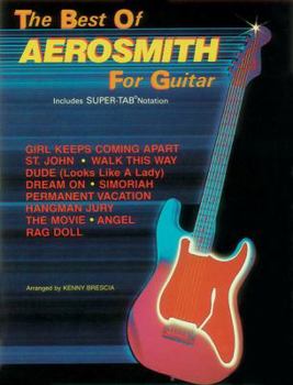 Paperback The Best of Aerosmith for Guitar: Includes Super Tab Notation [With Includes Super-Tab Notation] Book