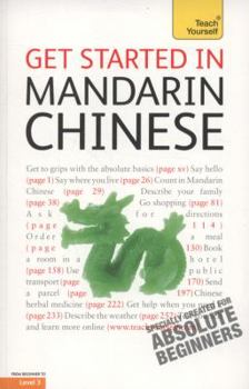 Paperback Get Started in Mandarin Chinese. Elizabeth Scurfield and Song Lianyi Book