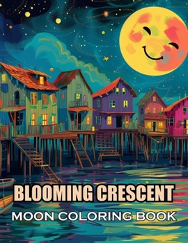 Blooming Crescent Moon Coloring Book: 100+ Coloring Pages for Adults and Teens