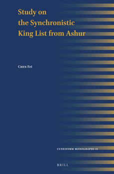 Hardcover Study on the Synchronistic King List from Ashur Book