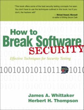 Paperback How to Break Software Security Book