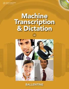 Paperback Machine Transcription and Dictation [With CDROM] Book