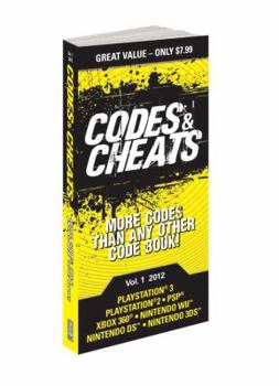 Paperback Codes & Cheats Vol.1 2012: Prima Game Guide Book