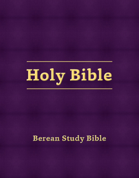 Hardcover Berean Study Bible (Eggplant Hardcover) Book