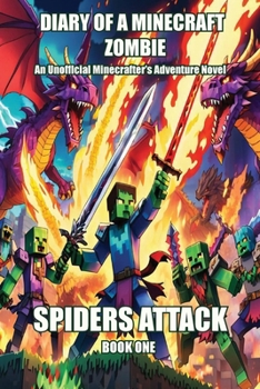 Paperback Diary of a Minecraft Zombie: Spiders Attack Book
