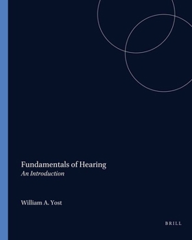 Hardcover Fundamentals of Hearing: An Introduction, 5th Edition Book
