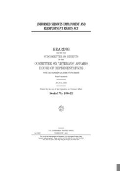 Paperback Uniformed Services Employment and Reemployment Rights Act Book