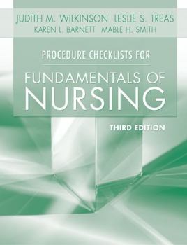 Paperback Procedure Checklists for Fundamentals of Nursing Book