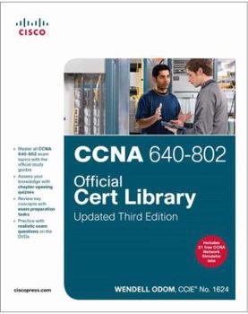 Hardcover CCNA 640-802 Official Cert Library [With 2 DVDs] Book