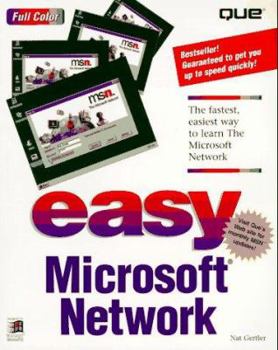 Paperback Easy Microsoft Network Book