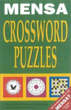 Paperback Mensa Crossword Puzzles Book
